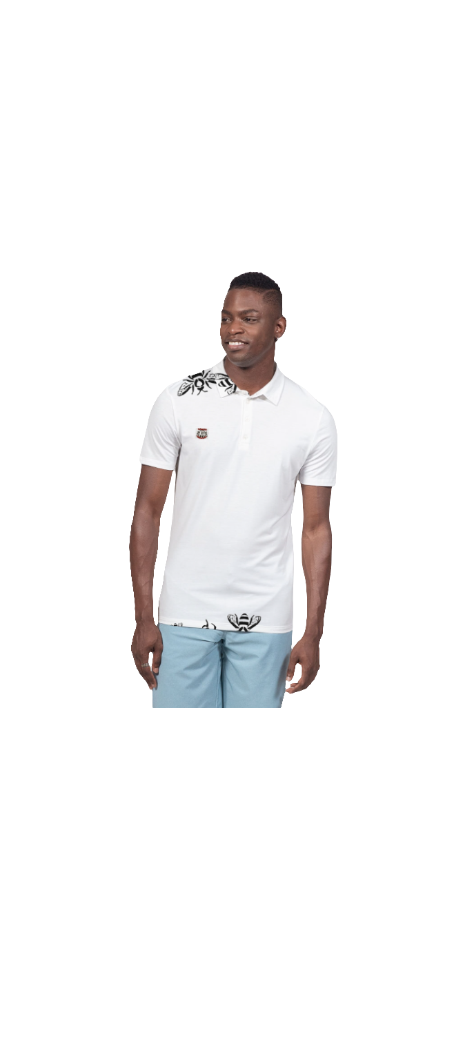 Bujwaclub mens classic buzz polo